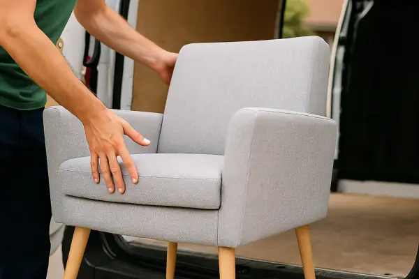 Senų baldų išvežimas Kaune